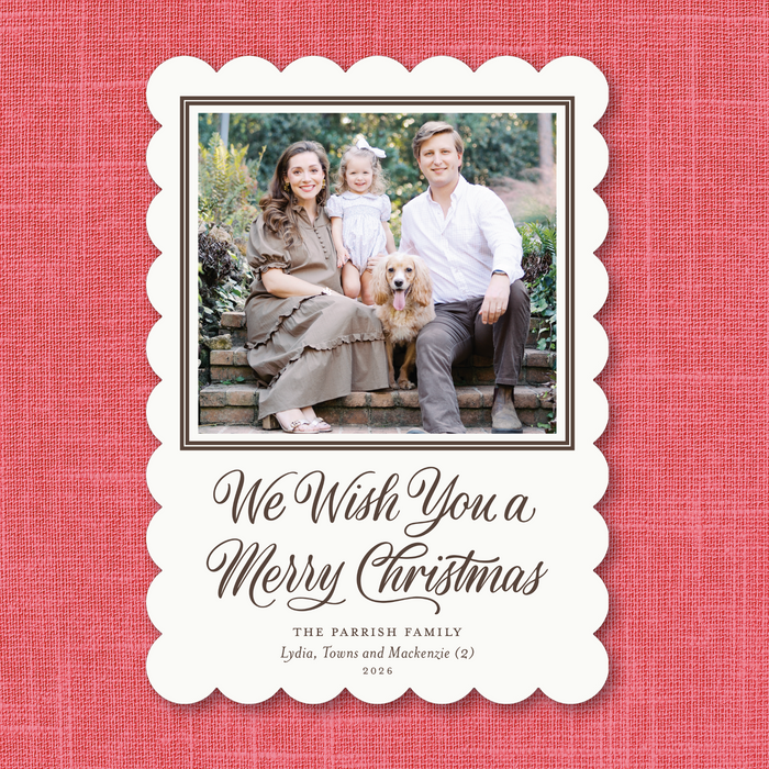 Die-Cut Holiday Cards