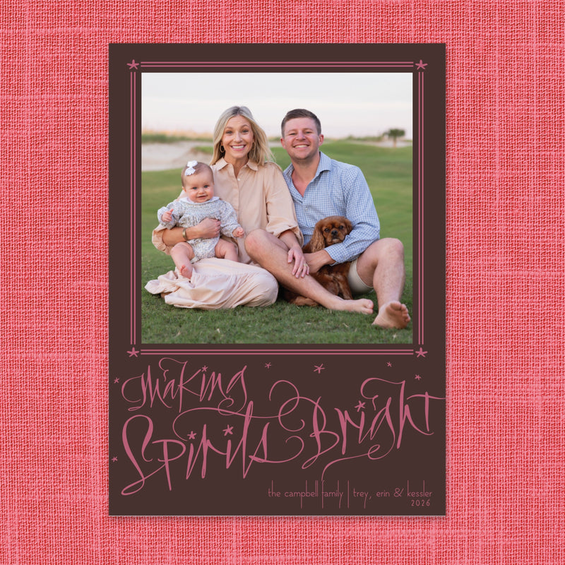 Hand Calligraphy Holiday Cards