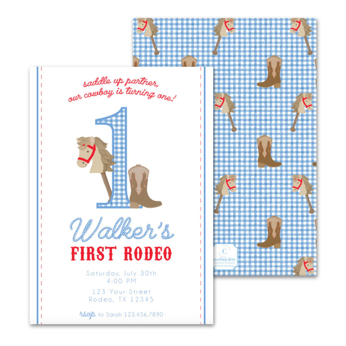 Rodeo Birthday Invitations