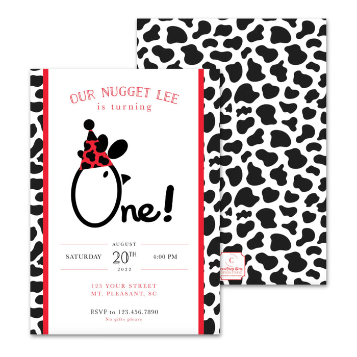 Nugget Birthday Invitations