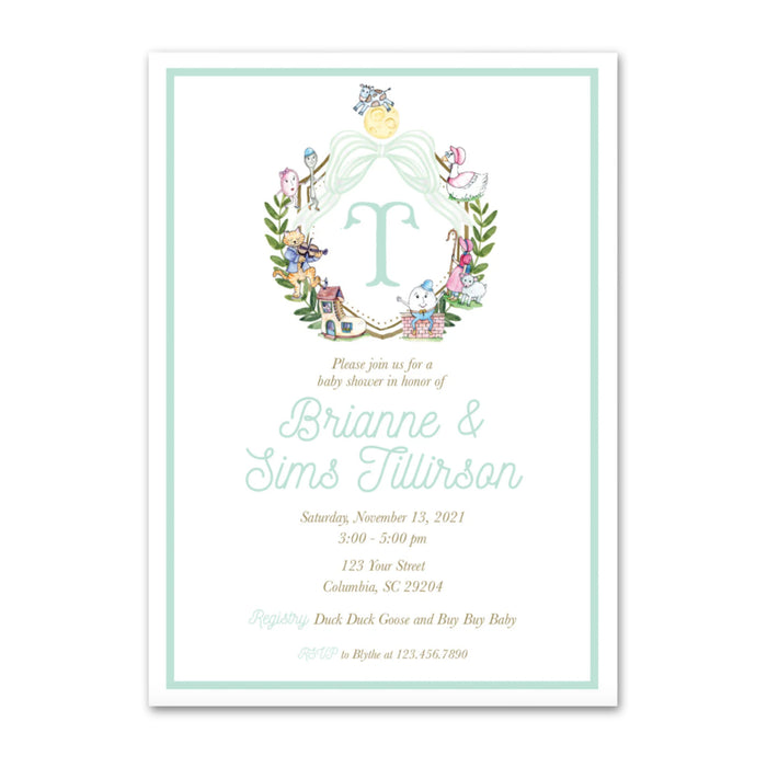 Mother Goose Shower Invitations