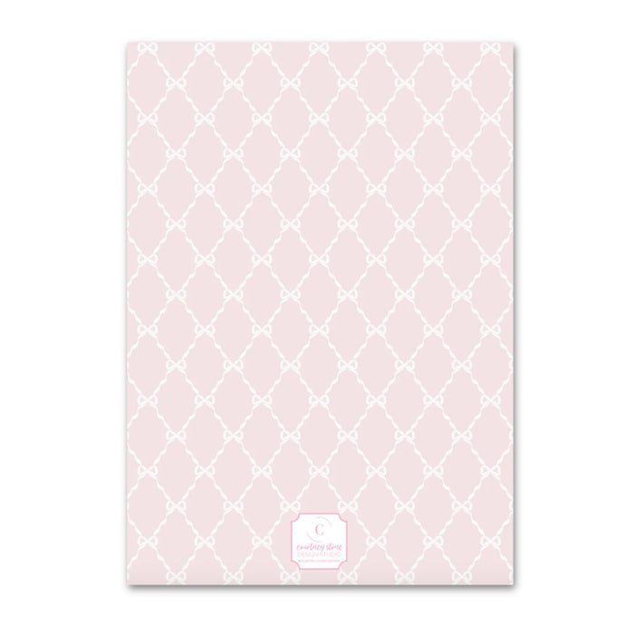 Bonnets & Bows Birthday Invitations