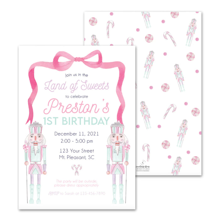 Land of Sweets Birthday Invitations