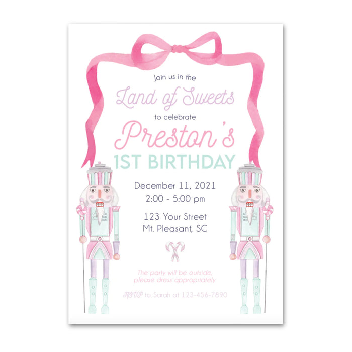 Land of Sweets Birthday Invitations