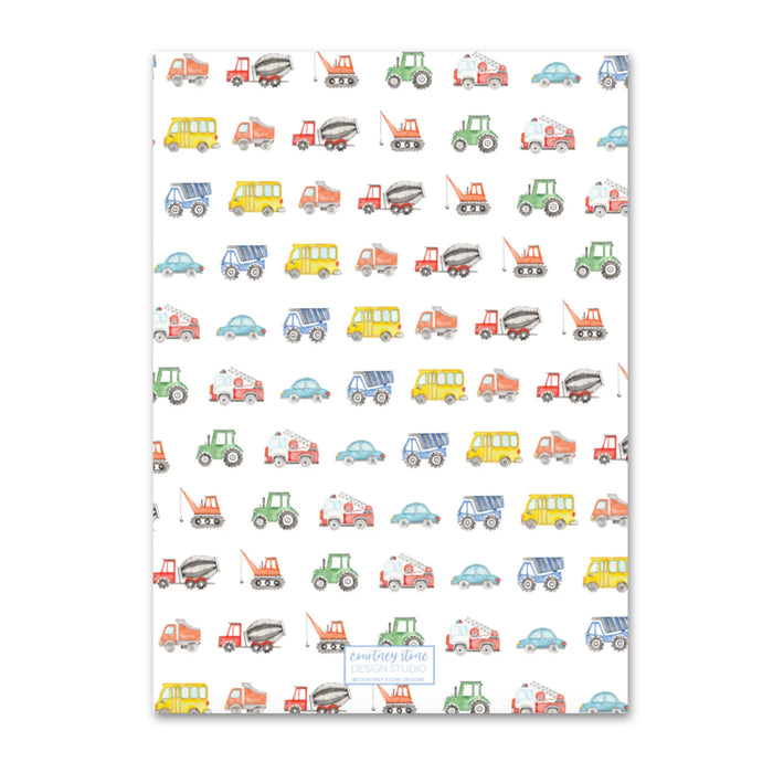 Transportation Birthday Invitations