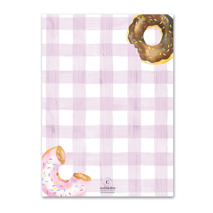 Donut Birthday Invitations