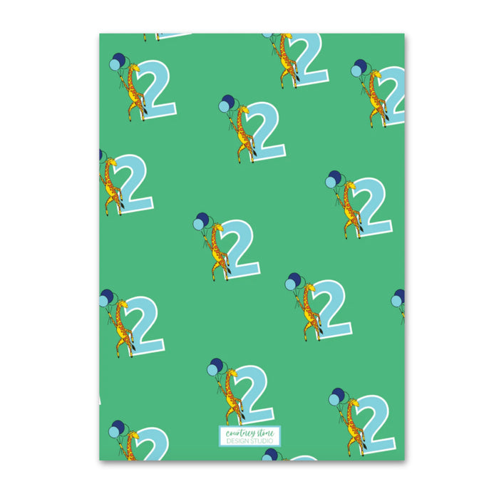 Giraffes Can Dance Birthday Invitations