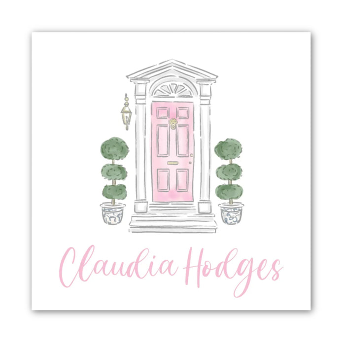 CHS Iconic Pink Door Calling Card