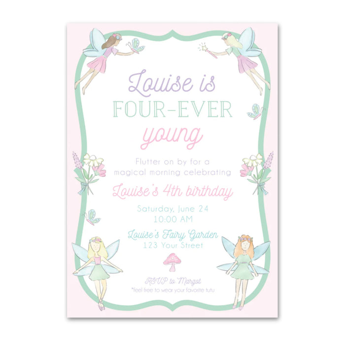 Fairy Birthday Invitations
