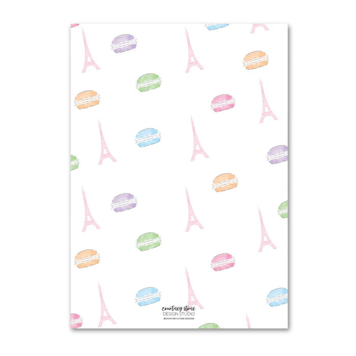 Parisian Poodle Birthday Invitations