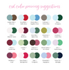 a poster with a bunch of different colors