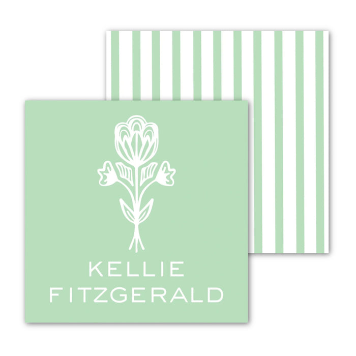 Kellie Floral Block Print Calling Card
