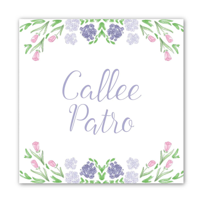 Lavender Hydrangea Calling Card