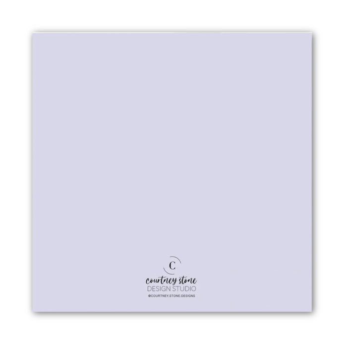 Lavender Hydrangea Calling Card