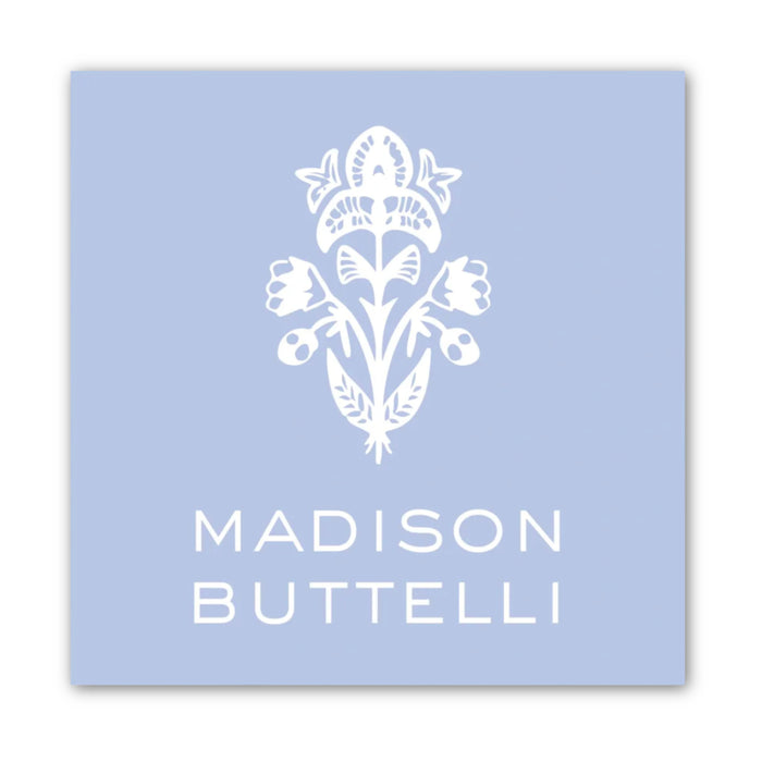 Madison Blue Block Print Calling Card