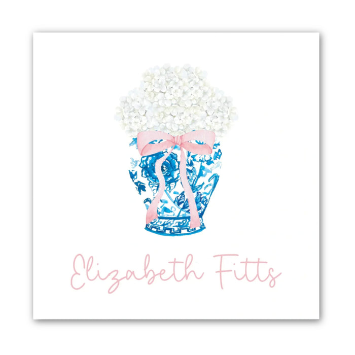 Hydrangea Ginger Jar Calling Card