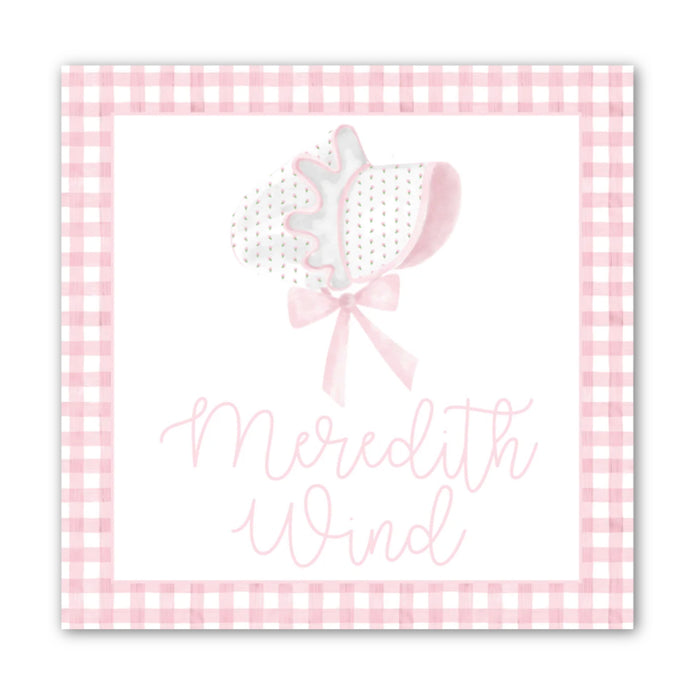 Rosebud Bonnet Calling Card