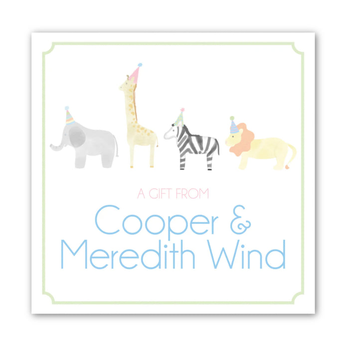 Party Animals Calling Card