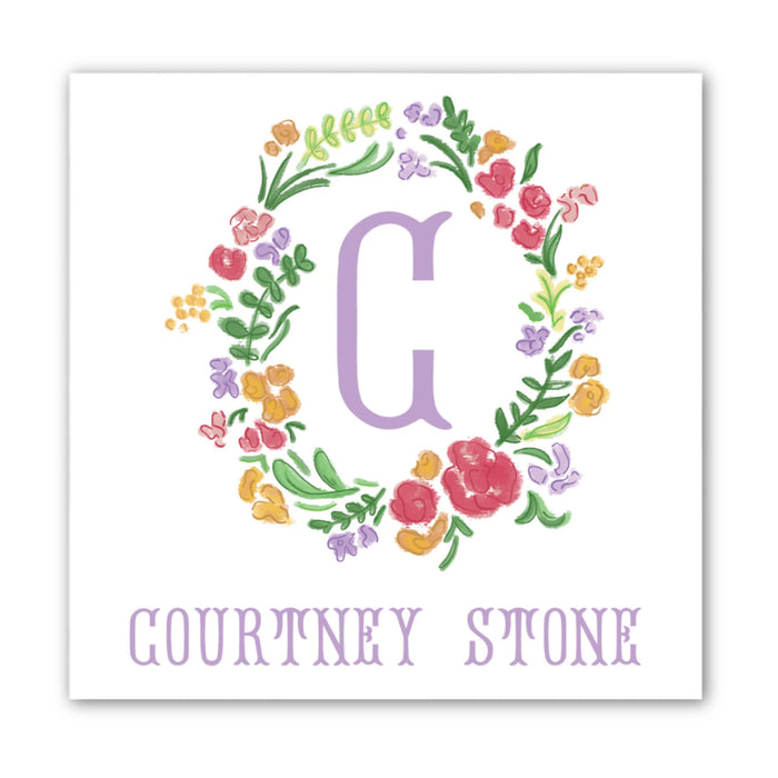 Wildflower Wreath Calling Card