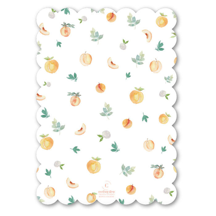 Peach Shower Invitations