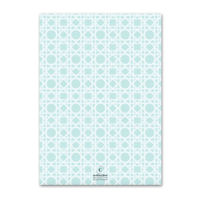 Rattan Shower Invitations