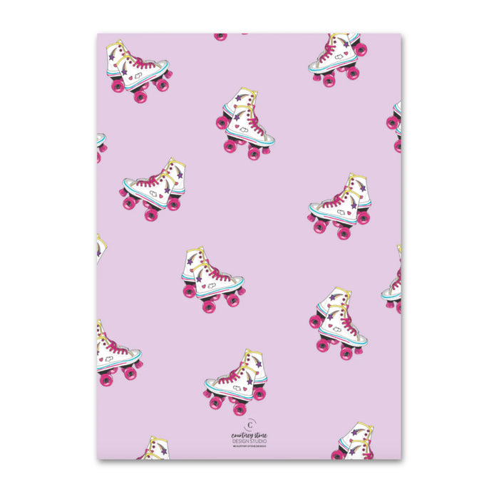 Roller Skate Birthday Invitations