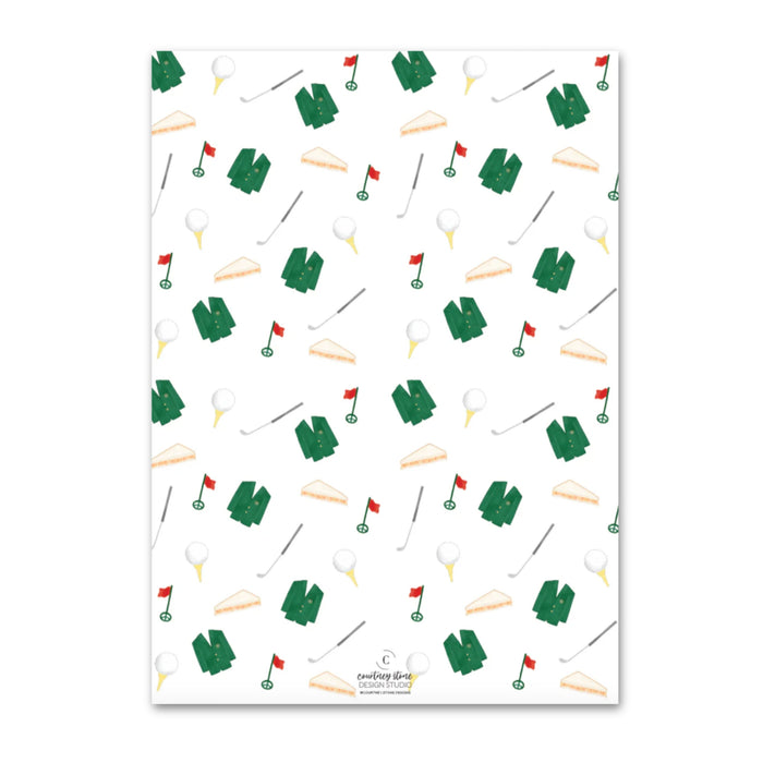 Masters Par-Tee Birthday Invitations