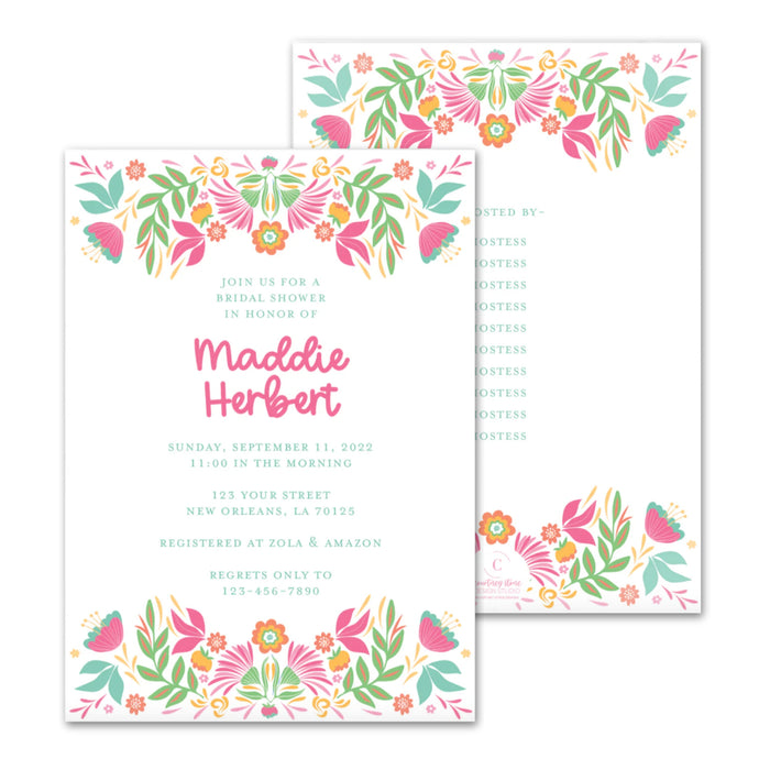 Fiesta Shower Invitations