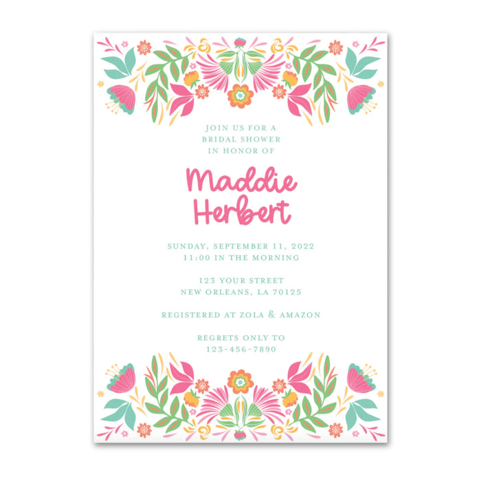 Fiesta Shower Invitations
