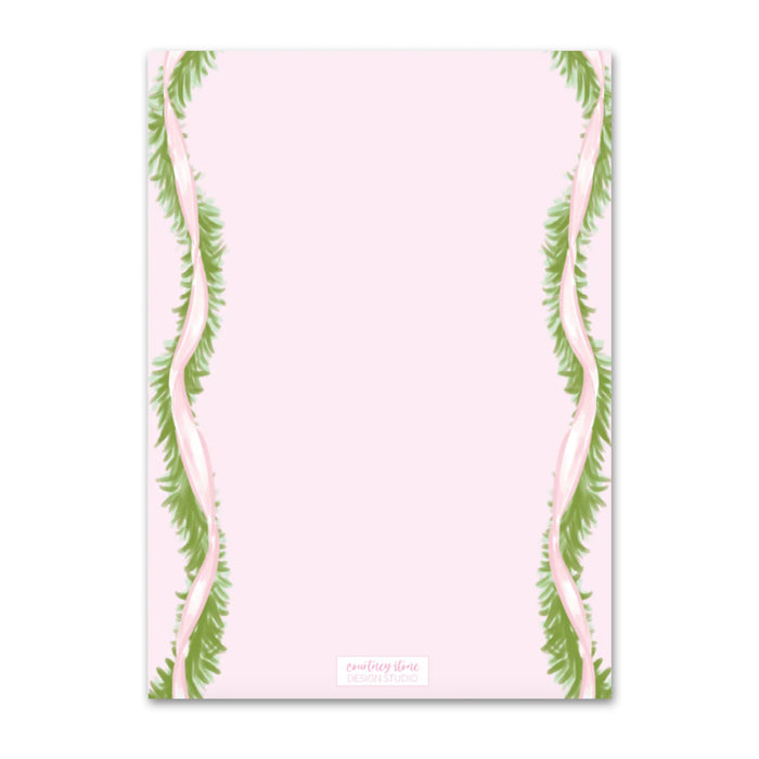 Bow Garland Shower Invitations