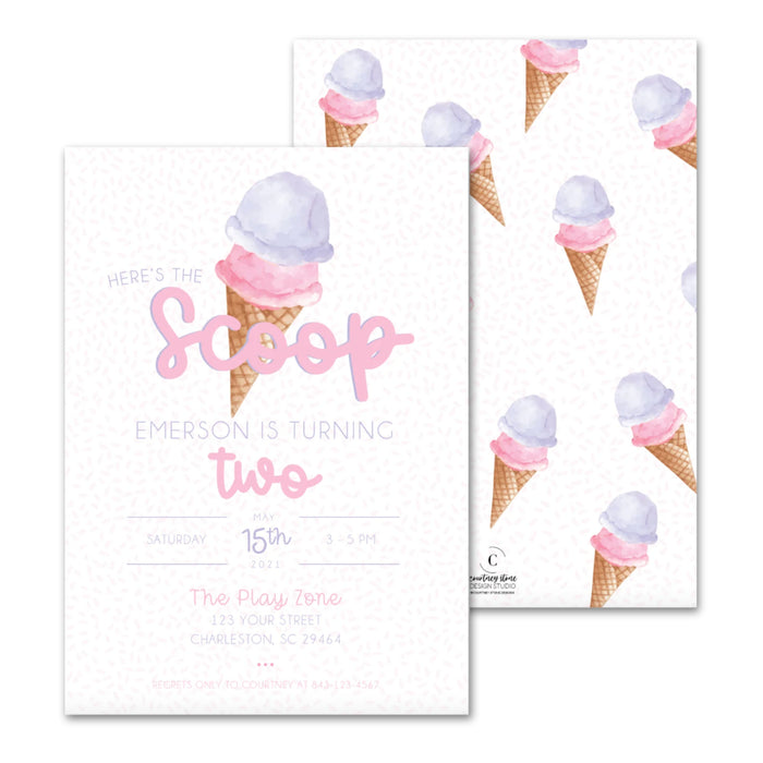 Tea Party Birthday Invitations