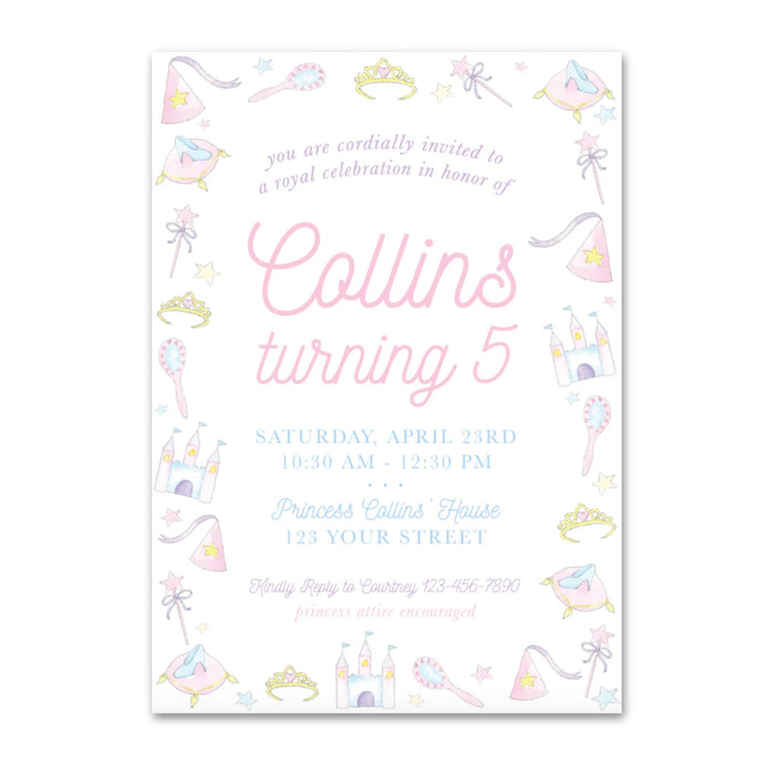 Princess Birthday Invitations