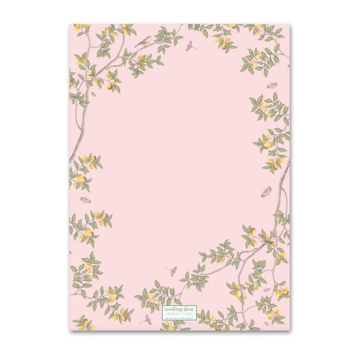 Pink Chinoiserie Vine Invitations