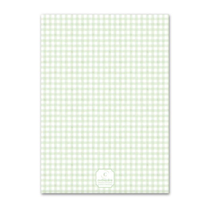 Green Animal Baby Carriage Shower Invitations