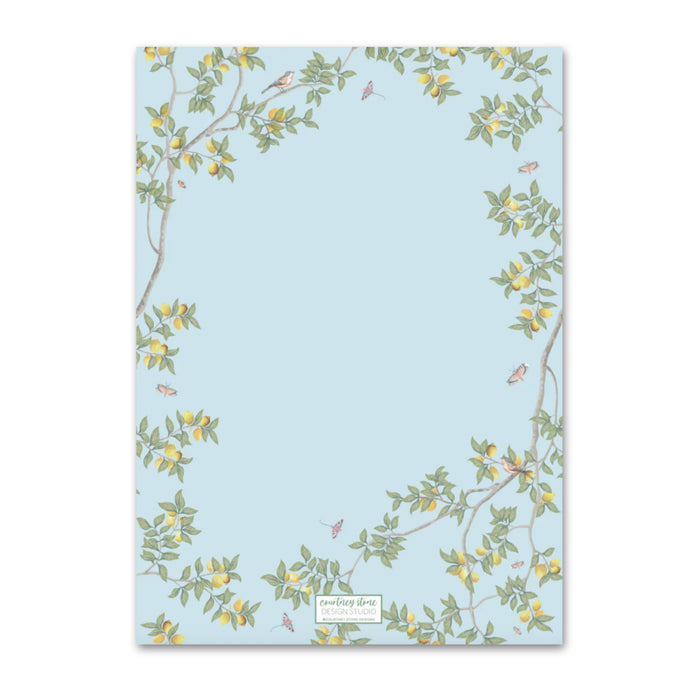 Blue Chinoiserie Vine Invitations