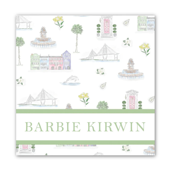 Charleston Toile Color Calling Card