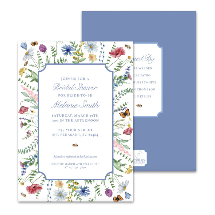 Wildflower Shower Invitations