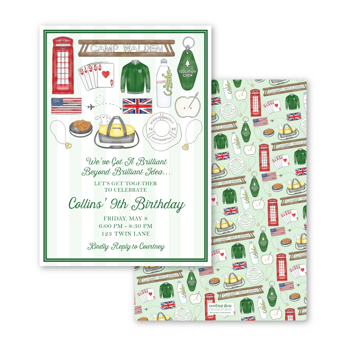 Parent Trap Birthday Invitation