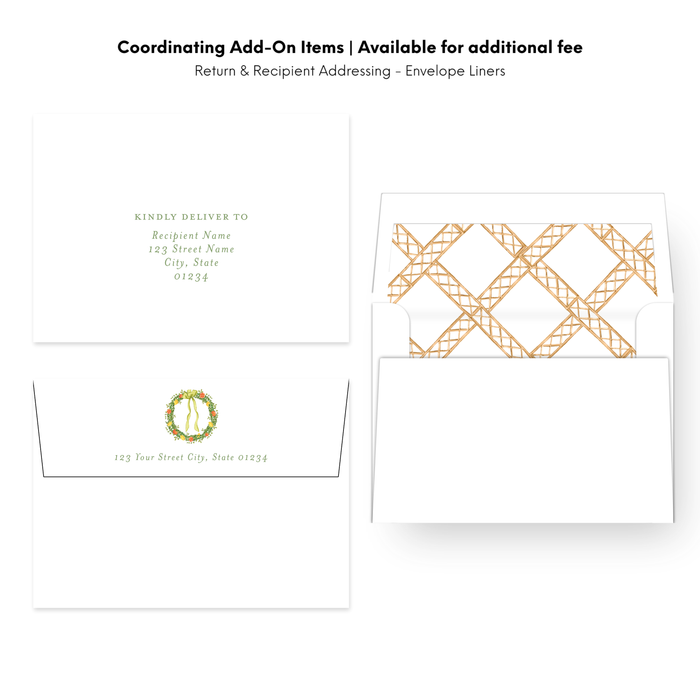 Chartreuse Citrus Holiday Card