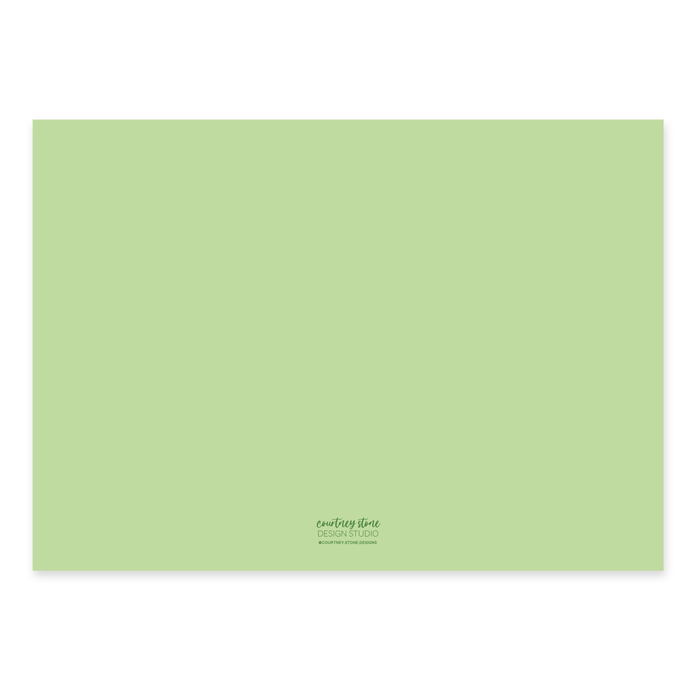 Decked in Bows Tree Holiday Card - Horizontal