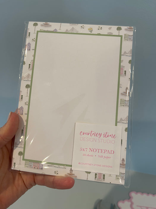 PRE-ORDER: CHS Toile 5x7 Notepad • non-personalized