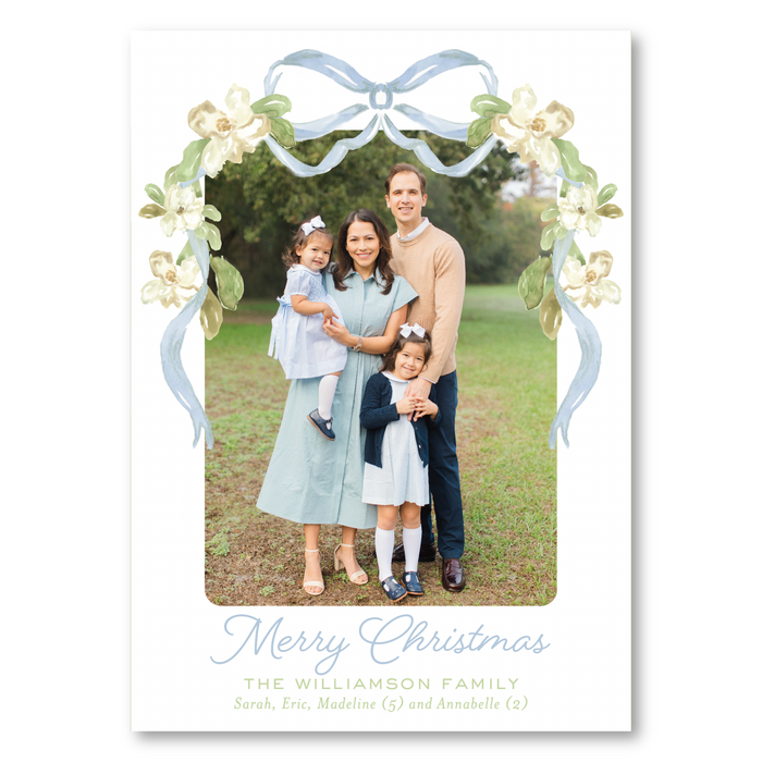 'Magnolia Blooms' Holiday Card