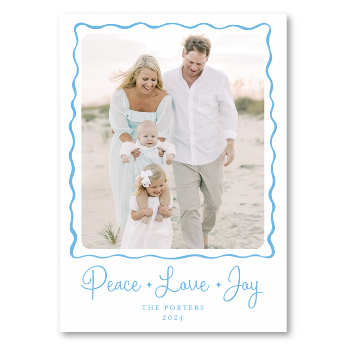 Peace | Love | Joy Photo Holiday Card