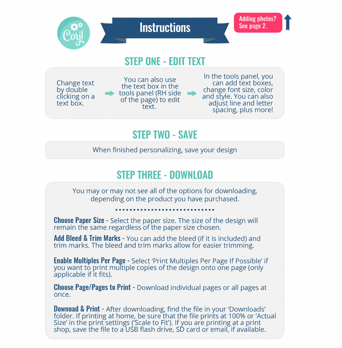 Pumpkin Bucket - Orange - Halloween Tag - Self-Edit, Print at Home