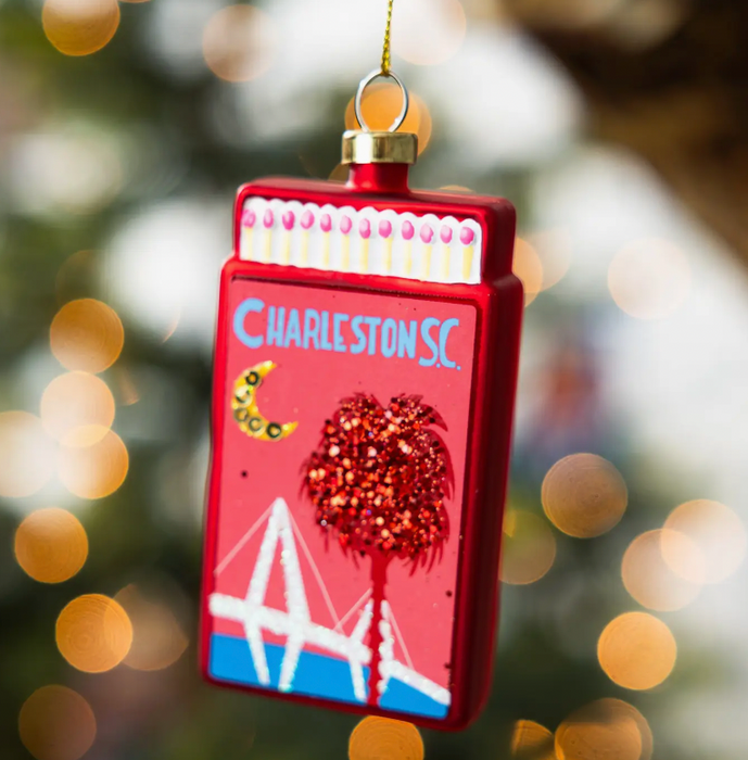 Charleston Matchbook Holiday Ornament