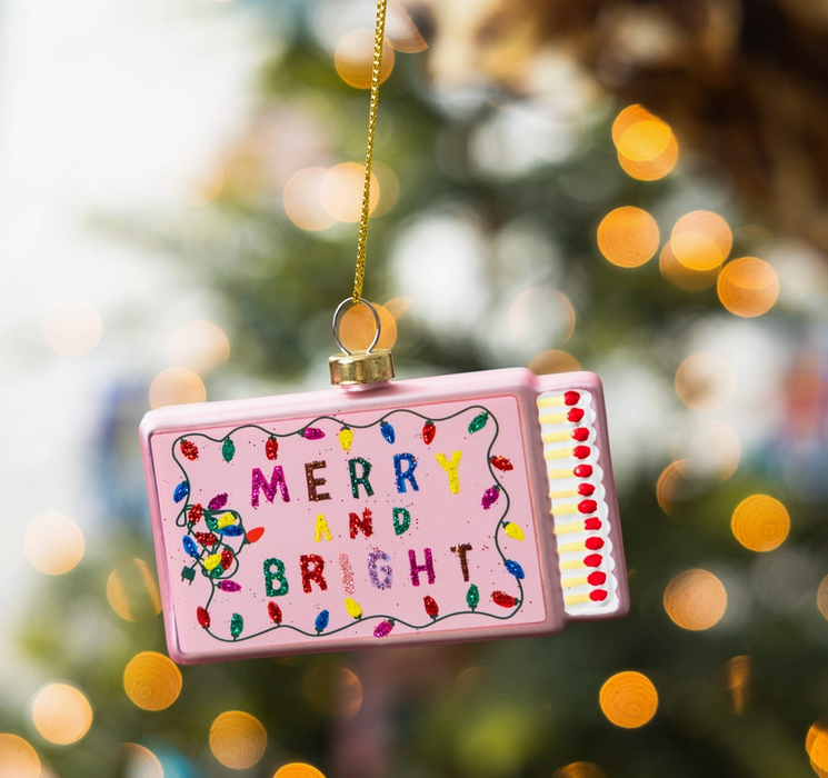 Merry & Bright Matchbook Holiday Ornament