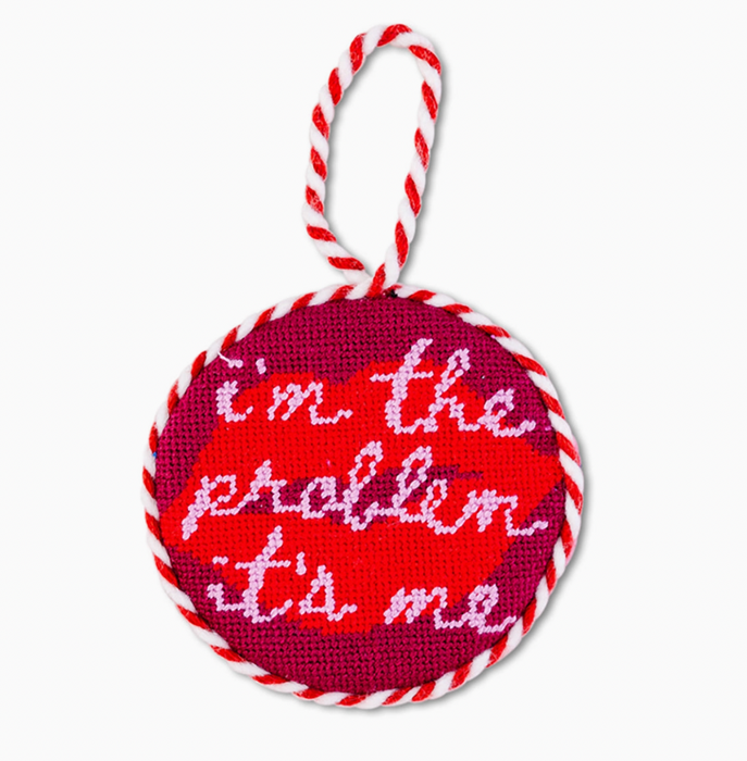 It's Me Needlepoint Holiday Ornament