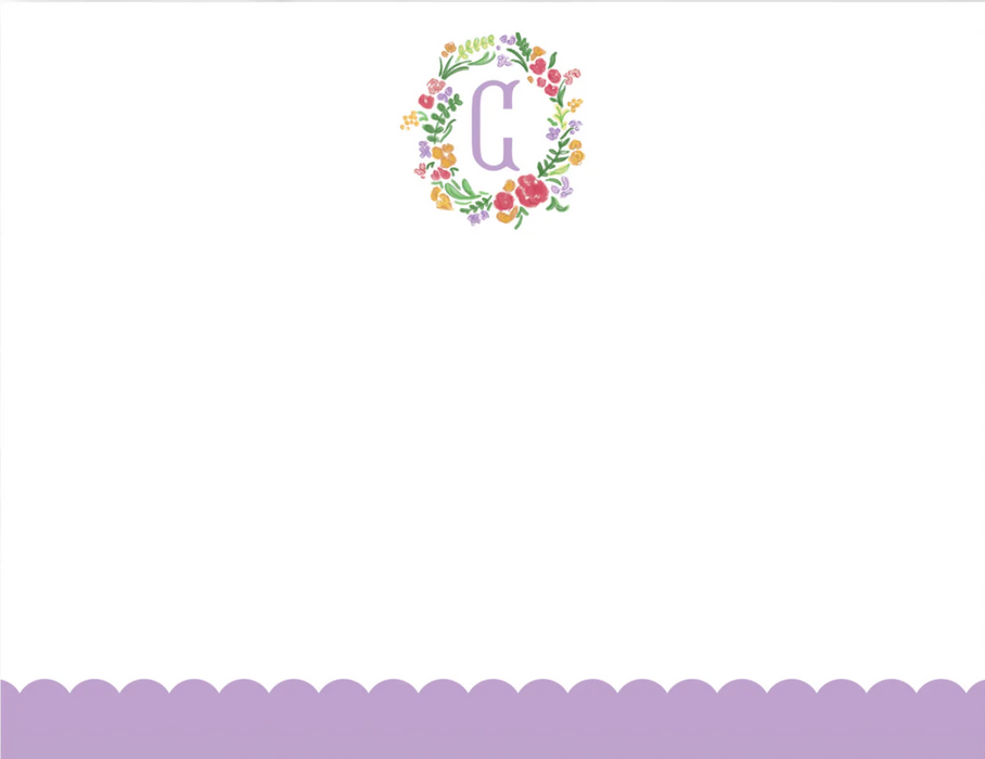 Wildflower Wreath Stationery