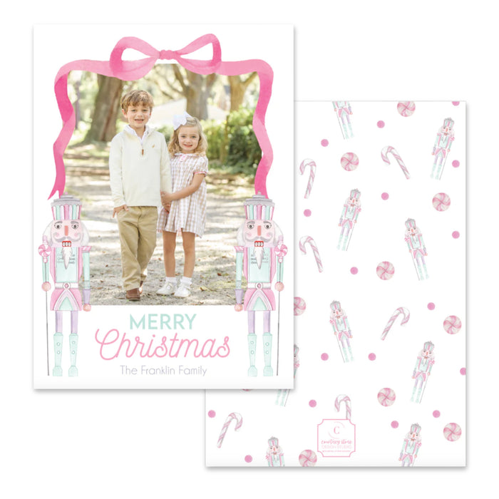 Sweet Christmas Nutcracker Holiday Card