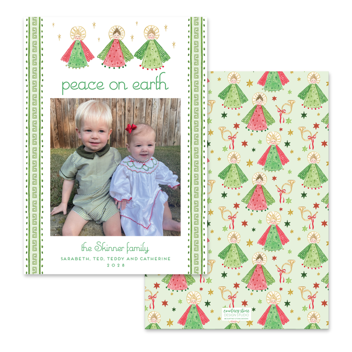 Green Angels Holiday Card